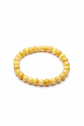 Faset Kesim Sitrin Bileklik 8 mm