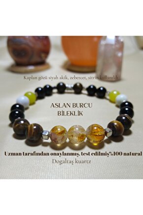 Aslan Burcu Bileklik. Uzman Tarafından Onaylanmış Test Edilmiştir