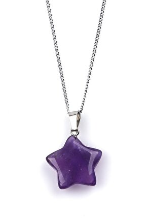 Ametist Yıldız Kolye Ucu