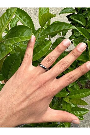 Hematit Doğal Taş Yüzük