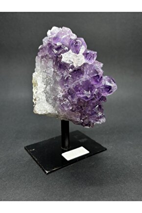 BREZİLYA AMETİST DOĞALTAŞ SİYAH DEMİR STANTLI