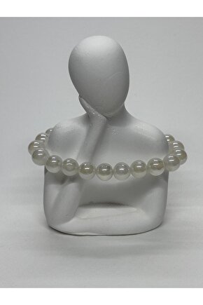 BEYAZ AYNALI AKİK DOĞALTAŞ BİLEKLİK