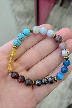 Koç Burcu Doğaltaş Çakra Bileklik