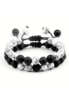 Doğaltaş  ikili set bileklik