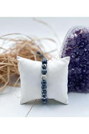 Jasper Doğal Taş Bileklik 8 Mm Küre Kesim