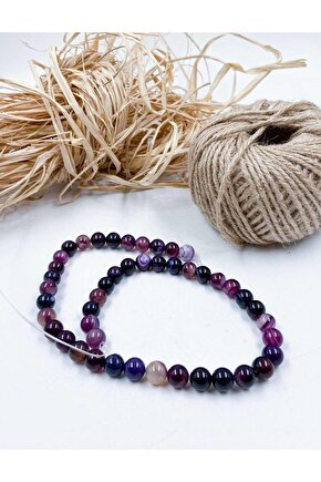 Akik Küre Kesim 8 Mm Doğal Taş Dizi