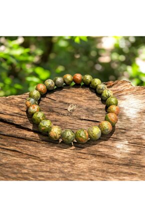 AuraStone Unakit Doğal Taş 8mm Bileklik