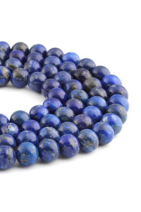 Lapis Lazuli Doğal Taş Küre Kesim 10mm Dizi