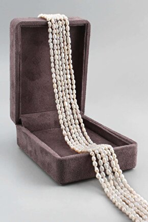 İnci Doğal Taş Arpa Kesim 4x6mm