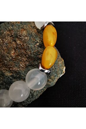 Nodül  Doğaltaş Bilekliği