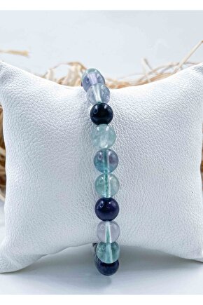 Florit Doğal Taş Bileklik 8 Mm