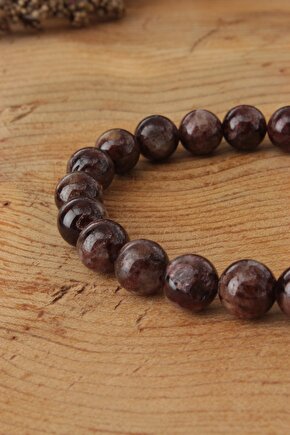 Lal Garnet Doğal Taş Bileklik