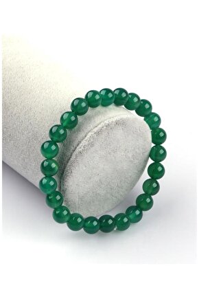 Yeşil Akik Bileklik 8 Mm