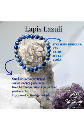 lapis lazuli doğaltaş bileklik