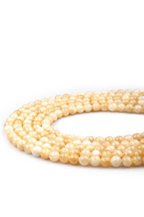 Kalsit Doğal Taş Dizi 8 Mm Küre Kesim