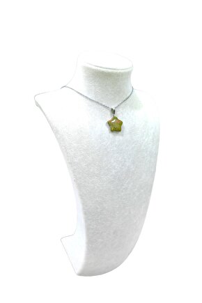 Unakit Yıldız Doğal Taş Kadın Kolye