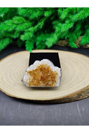 Ham Sitrin Kaya Dekoratif Doğal Taş (sertifikalı)