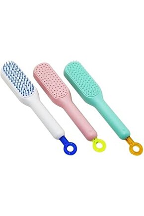 Kolay Temizlenen Saç Fırçası Tarak Fırça Kılı Aç Kapa