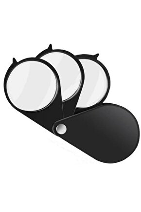 PM-6585 Katlanır 3lü 30 Mm Cep Büyüteç