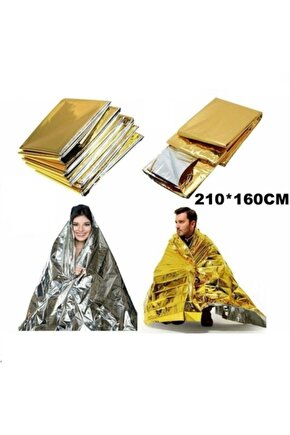 Acil Durum Ilk Yardım Battaniyesi Deprem Yanık Termal Battaniye Nem ve Soğuktan Koruma