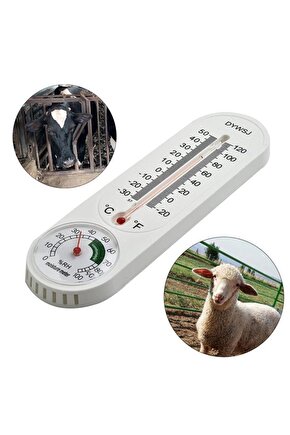 Pm-24665 Analog Sıcaklık Nem Ölçer Termometre