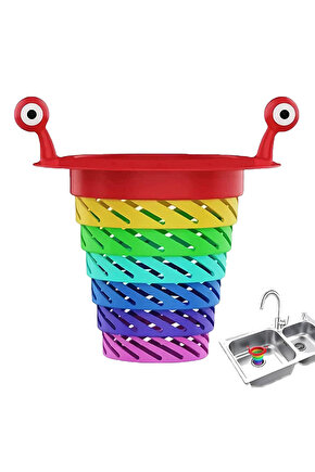 RENKLİ MUTFAK LAVABO SÜZGECİ (4619)