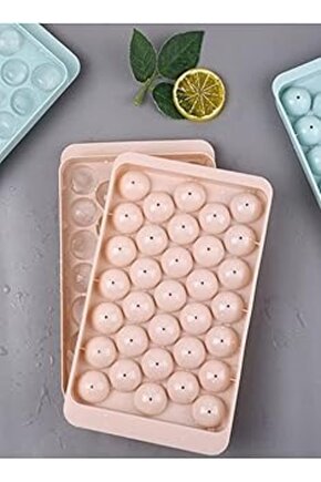 33 Hazneli Pürüzsüz Küre Buz Kalıbı 17-10 Cm Buzluk