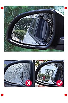 Oto Yan Ayna Yağmur Kaydırıcı Film