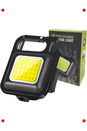 Çok Fonksiyonlu Şarj Edilebilir Mini LED Fener