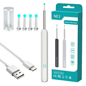 Endoskop Kameralı Kulak Temizleme Cihazı Seti