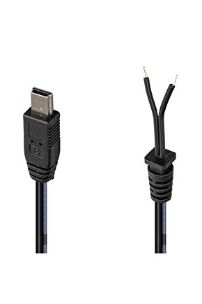 Weko Yerli Üretim 1.2 Metre 180.10bs*2f Mini Usb Yedek Adaptör Kablosu