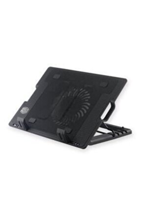 Siyah Işıklı Led Fanlı Çift Usb 2.0 Notebook Soğutucu Fan Nb339