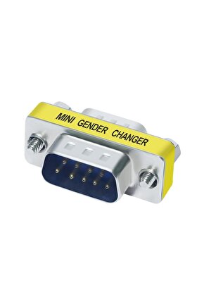 PM-5455 DB9 RS232 Erkek-Erkek (M2M) 9 Pin Çevirici Ara Adaptör