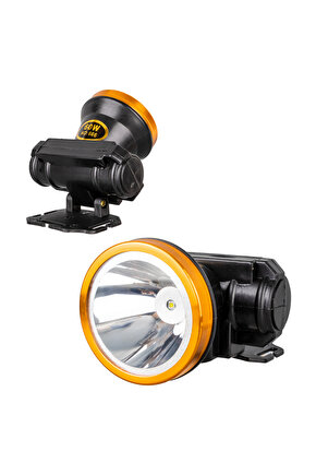 PM-4524 POWER LEDLİ 40 WATT SU GEÇİRMEZ ŞARJLI KAFA LAMBASI FENERİ