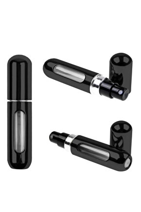 Cep Parfüm Şişesi Siyah ( Lisinya )