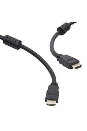 PLASTİK DÜZ SİYAH 5 METRE HDMI KABLO POŞETLİ (4164)