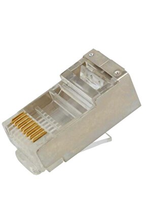 Powermaster Pm-2334 8p8c Shield Rj45 Cat5 Metal Uç (100LÜ PAKET)