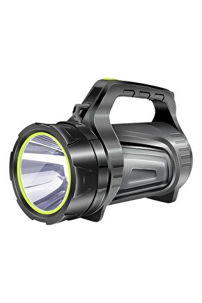 Powermaster Js-881d Şarjlı Ledli Uzun Menzilli Kamp Tipi Çok Fonksiyonlu Işıldak Fener