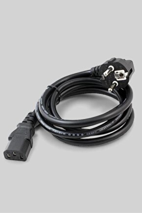 1.8m C7 Lüks Power Kablosu – 3x1 mm Bilgisayar Güç Kablosu