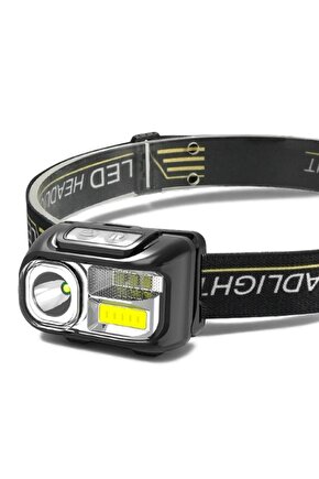 Profesyonel LED’li Şarjlı Kafa Lambası – Güçlü Aydınlatma, Hafif Tasarım