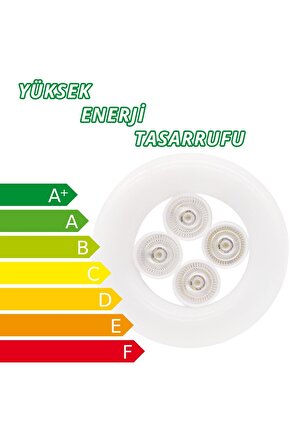 E27 48W Beyaz 4 Kanatlı UFO LED Lamba – Yüksek Işık Gücüyle Aydınlatma