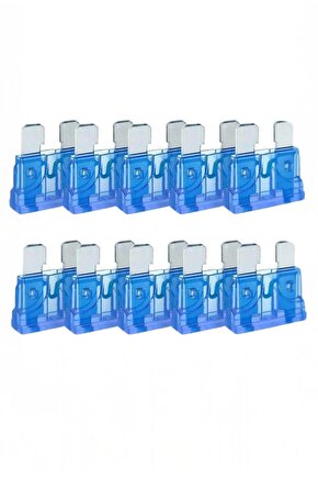 10 ADET Bıçaklı Oto Sigortası 15 Amper – Araç, Motosiklet ve Elektrikli Scooter Uyumlu