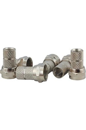 RG59 Dar Kablo İçin F Konnektör (100 Adet)