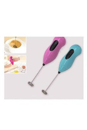 Mini Yumurta Karıştırıcı Süt Köpürtücü El Mikseri Pilli Kahve Çırpıcı Telli Blender Cappuccino Mixer
