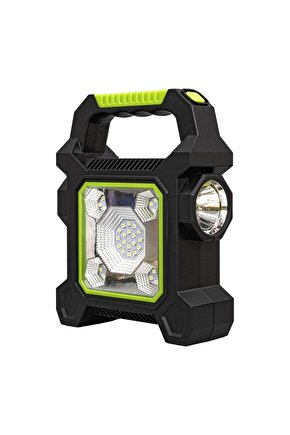 JY-258C 3 Kademeli Şarjlı Çok Fonksiyonlu Solar Işıldak