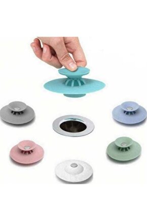 2 Adet Lavabo Küvet Tıkacı Mutfak Banyo Gider Tıpası Kapağı Tıkaç Süzgeç