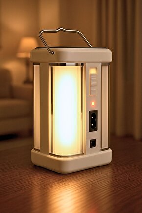 32 SMD LED’li Solar Enerjili Şarjlı Işıldak Kamp Lambası Portatif Lamba