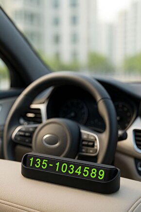 Araç İçi Geçici Telefon Numaratör – Park İletişim Göstergesi