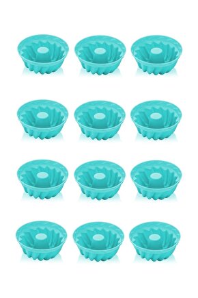 12li Sililkon Muffin Kek Kalıbı