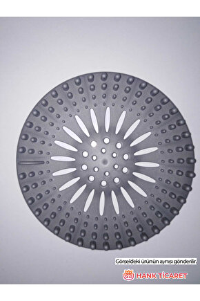 Leon Life Lavabo Süzgeci Kaymaz Yuvarlak Silikon Süzgeç Gri Silikon 1 Parça TR Evet Mikrodalga fırın